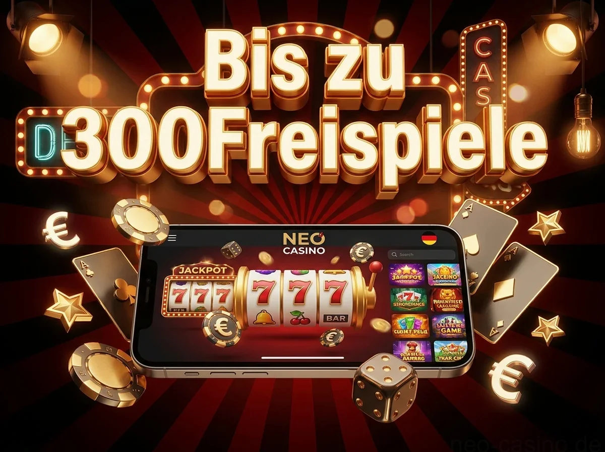 Bis zu 300Freispiele